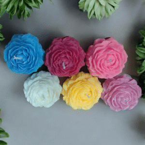 Peony Flower Candle (2nos ) 2"- 64g