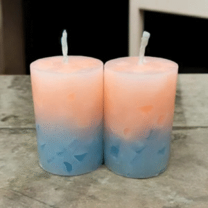 Marble Candle 3″ - 132g