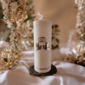Printed Pillar Candle 7″ - 391g
