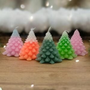 Christmas Tree Candle (2nos) 4″ - 96g