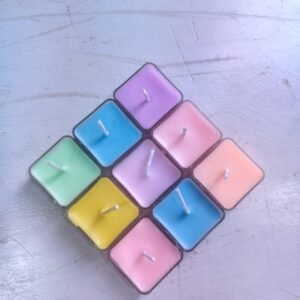 Tea light candle square (15nos) 2" - 65g